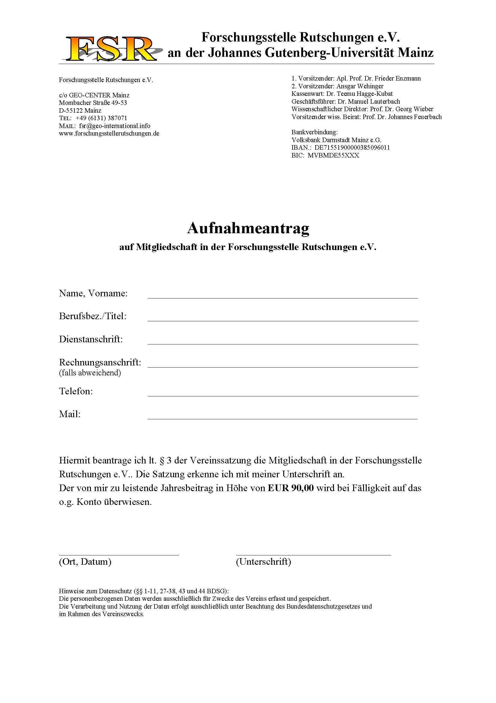 Mitgliedschaft